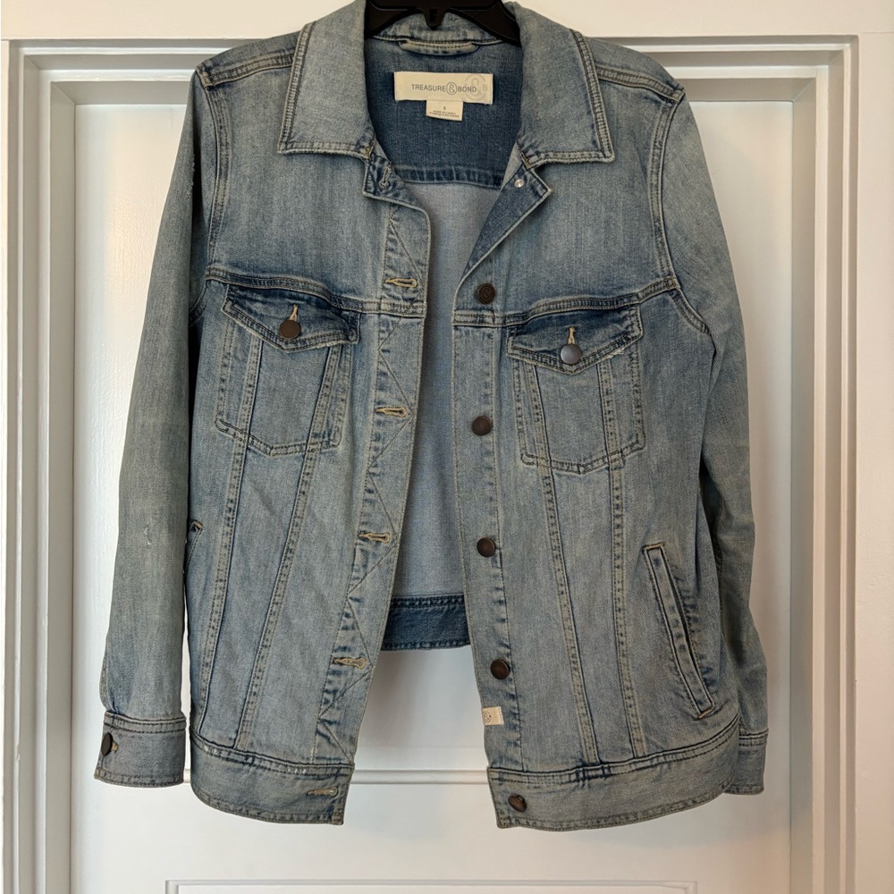 Treasure & Bond Light Blue Jean Jacket